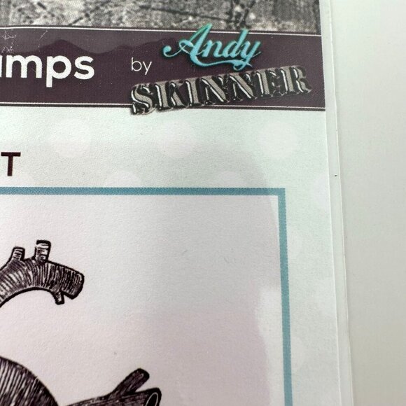 Creative Expressions Andy Skinner Heart Rubber Stamp CEASRS023 Anatomical - Picture 8 of 12